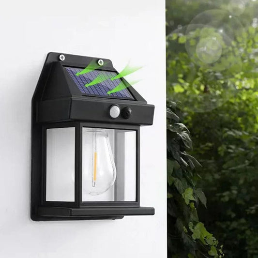 Single bulb Garden Wall Lamp Waterproof Solar Light