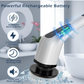 Cordless Electric Spin Scrubber, Electric Cleaning Brush with 8 Replacement Brush Heads