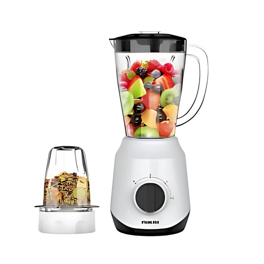 2-in-1 Blender with Unbreakable PC Jar, 1 Mill, 2 Speeds + Pulse, and 4 Stainless Steel Blades.          Ask ChatGPT