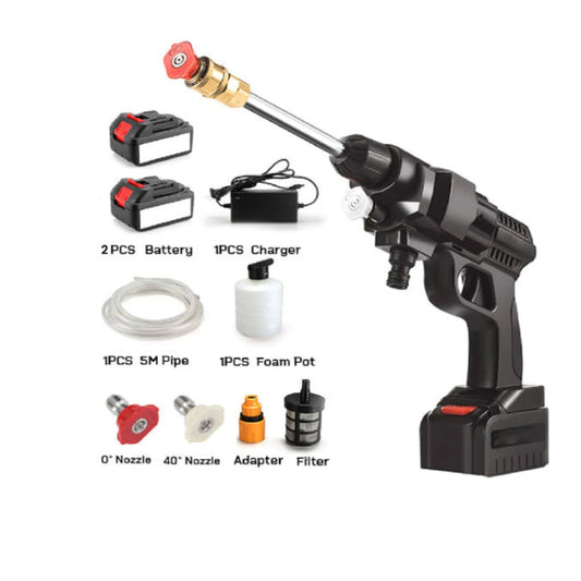 68V High Pressure Car Washer Gun Double Battery
