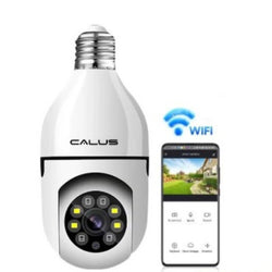5G WiFi Light Bulb Camera – 360° Indoor PTZ Security Cam, 2.4GHz & 5G E27 Compatible