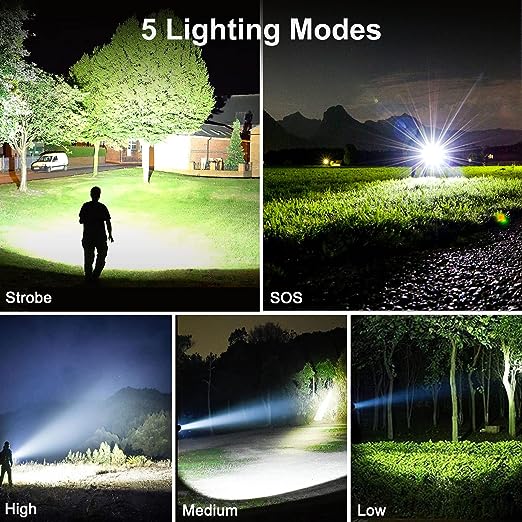 Super Bright Rechargeable LED Flashlight