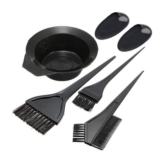 ECVV 5-Piece Hair Dye Kit – Brush & Bowl Set for Salon or DIY Coloring
