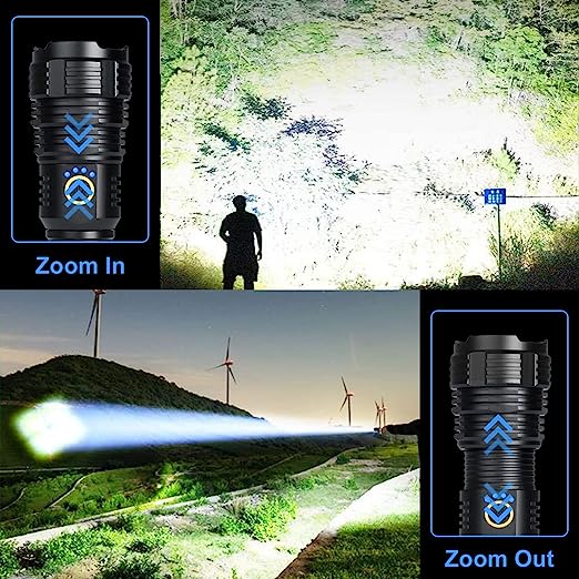 Super Bright Rechargeable LED Flashlight